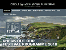 Tablet Screenshot of dinglefilmfestival.com